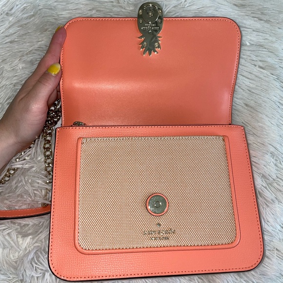 NWT Kate Spade Remi Pineapple Flap Chain Crossbody - Picture 7 of 7